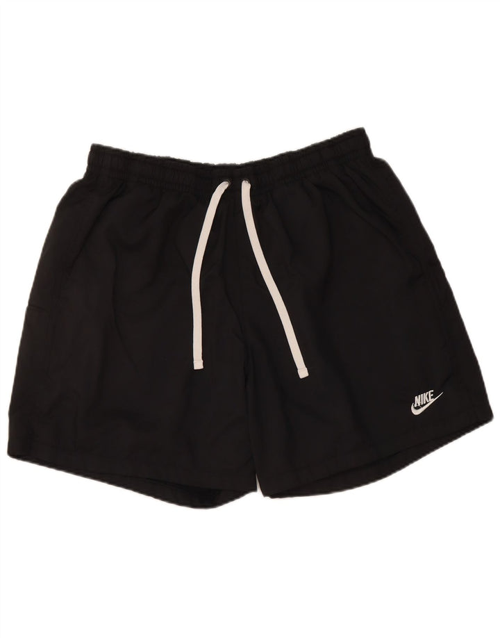 NIKE Mens Sport Shorts Large Black Polyester