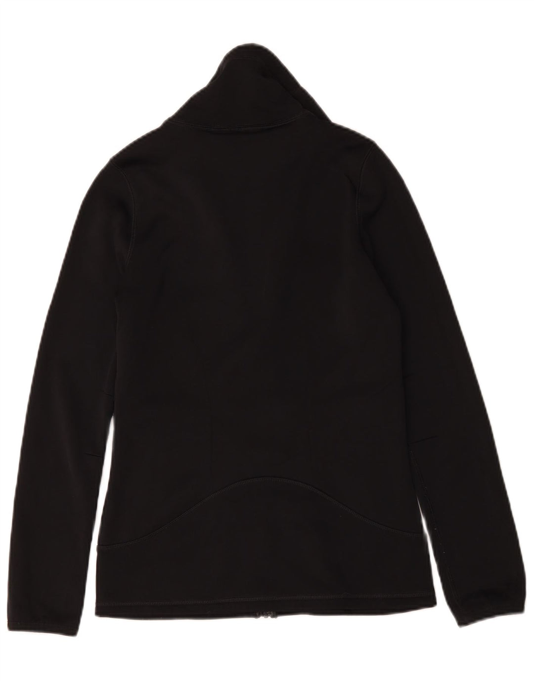 Nike Womens Therma-Fit Tracksuit Top Jacket UK 10 Small Black Polyester