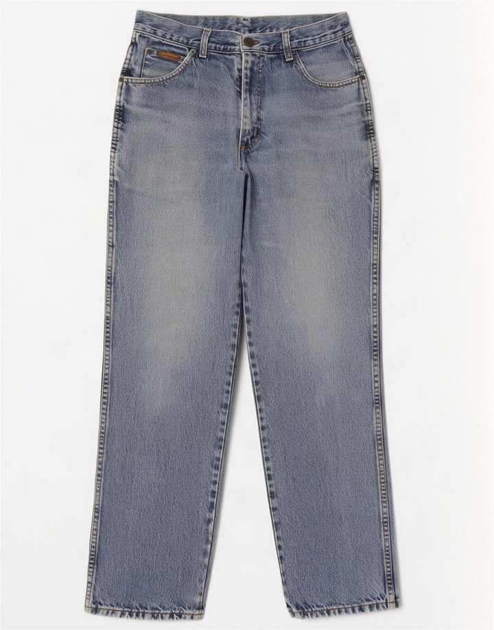 Wrangler Mens Ohio Straight Jeans W32 L32 Blue Cotton