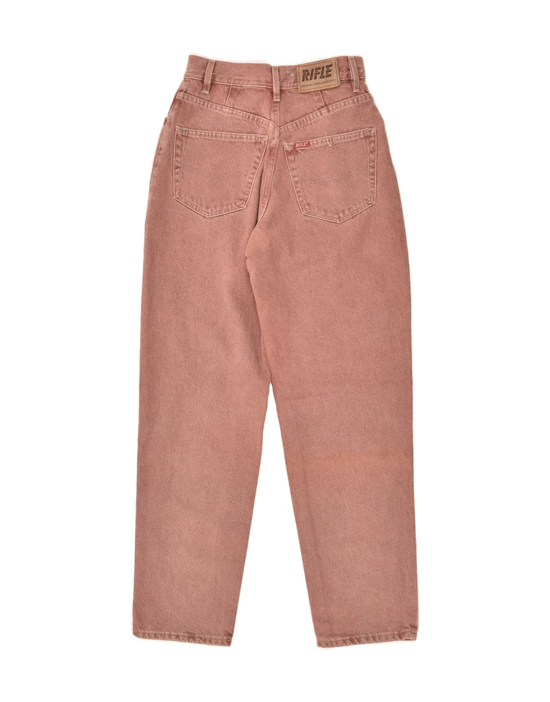 RIFLE Womens Tapered Jeans W29 L30  Pink Cotton Vintage Rifle and Second-Hand Rifle from Messina Hembry 