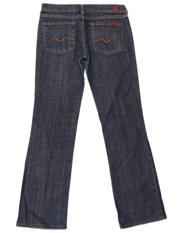 7 For All Mankind Womens Bootcut Jeans W29 L32 Blue Cotton