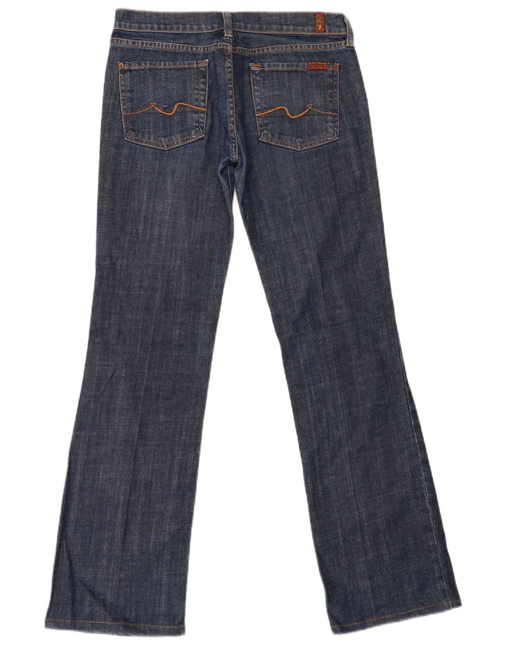 7 For All Mankind Womens Bootcut Jeans W29 L32 Blue Cotton