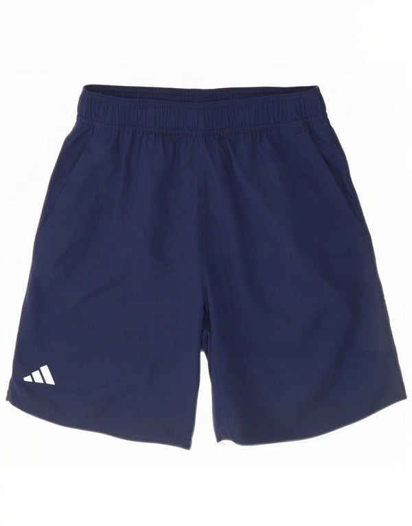 Adidas Mens Aeroready Sport Shorts Small Navy Blue Polyester