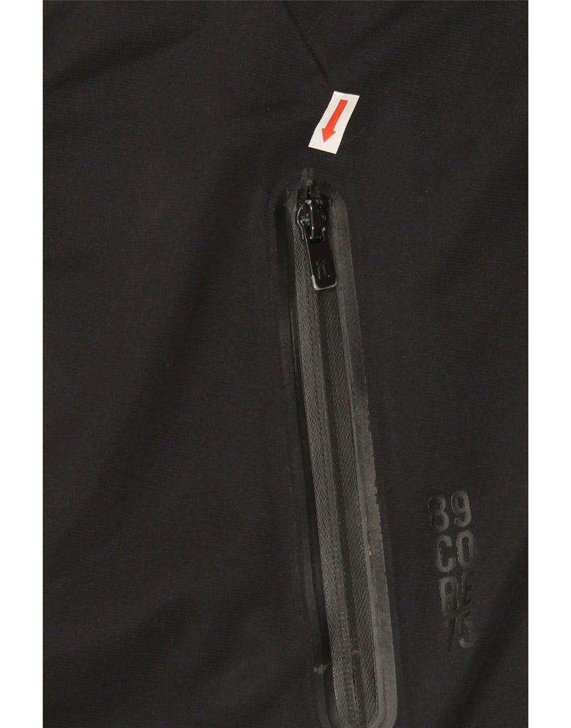 JACK & JONES Mens Tracksuit Top Jacket Medium Black Colourblock Polyester Vintage Jack & Jones and Second-Hand Jack & Jones from Messina Hembry 
