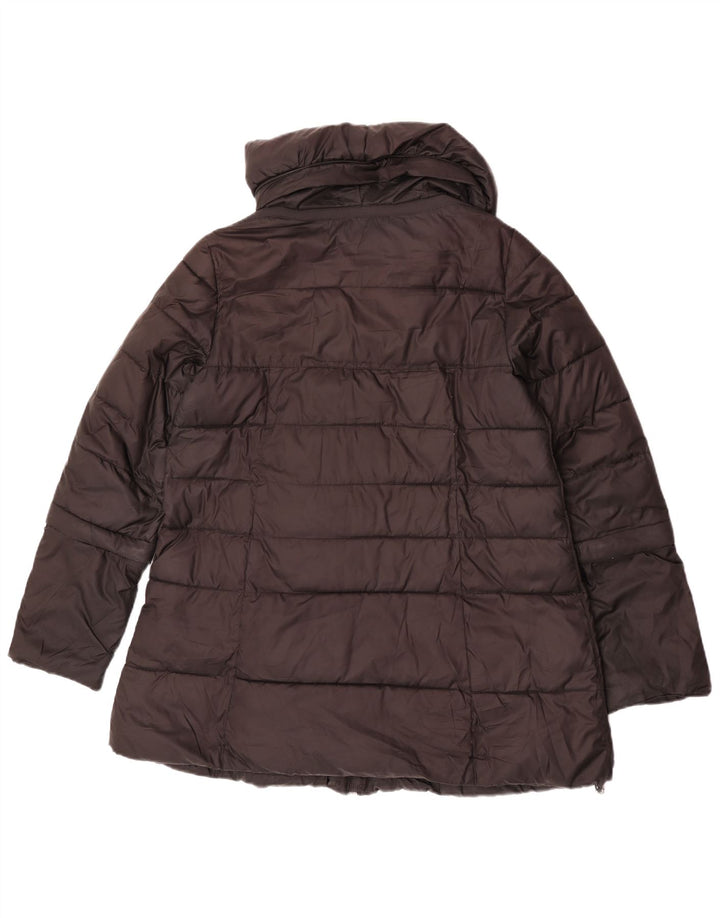Geox Respira Womens Oversized Padded Jacket UK 10 Small Black Polyester