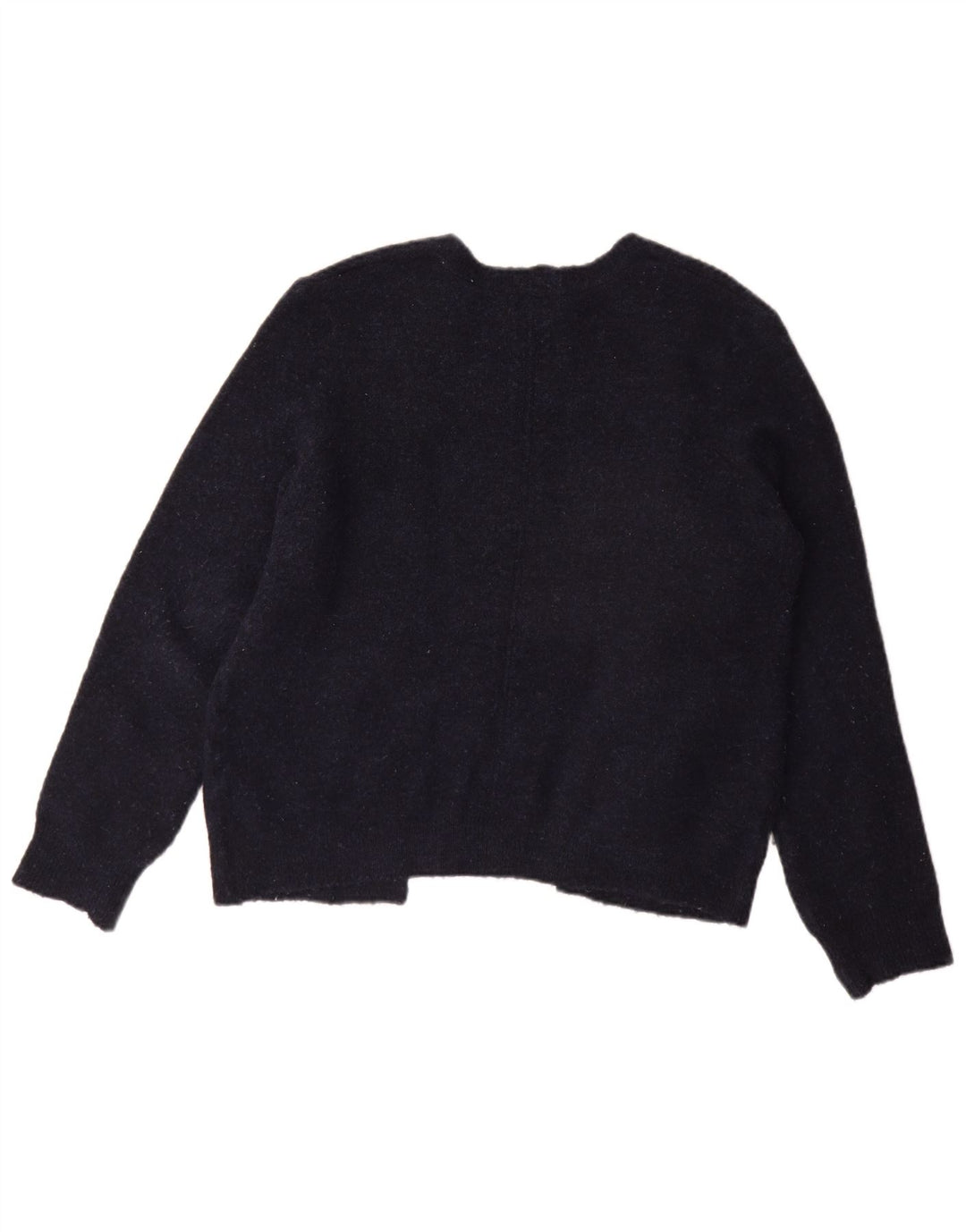 Fat Face Womens Oversized Open Cardigan Sweater UK 8 Small Navy Blue