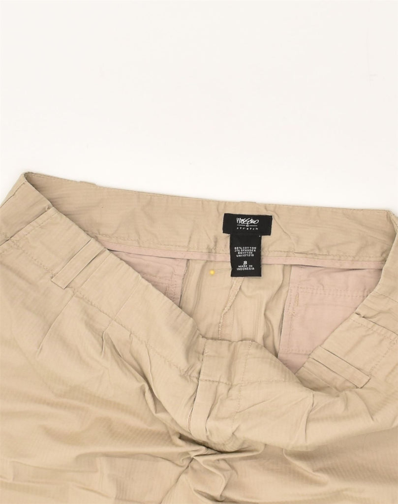MOSSIMO Womens Chino Shorts US 8 Medium W34 Beige Cotton | Vintage Mossimo | Thrift | Second-Hand Mossimo | Used Clothing | Messina Hembry 