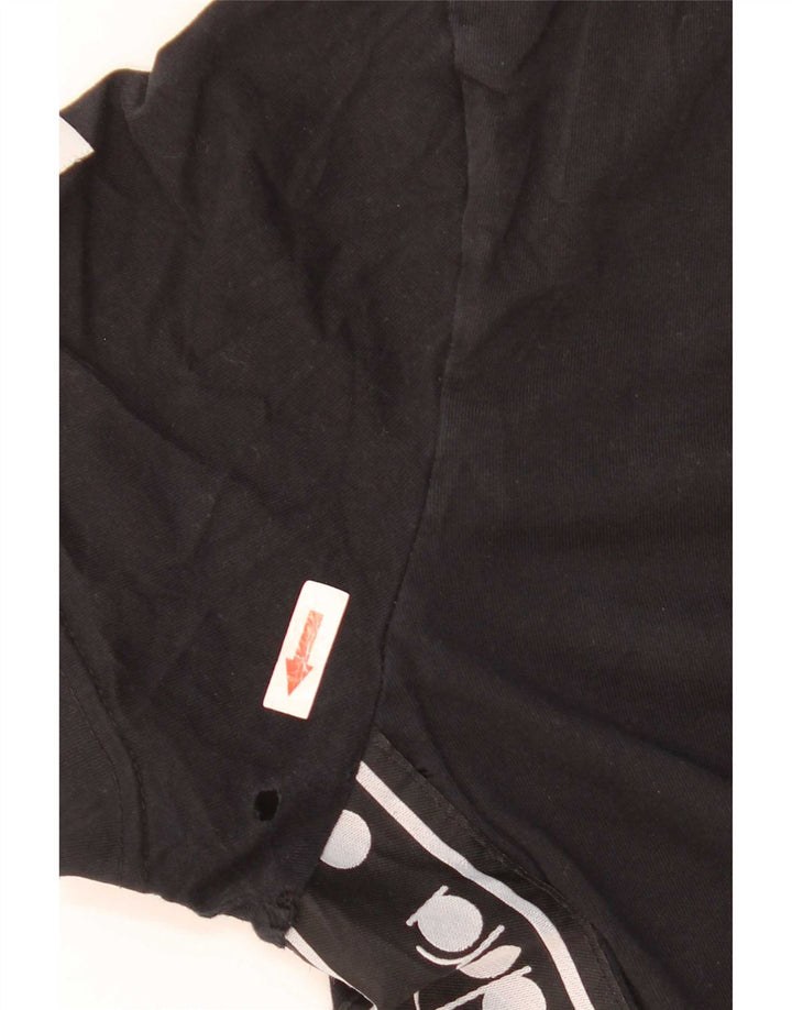 Diadora Mens Graphic T-Shirt Top Small Black