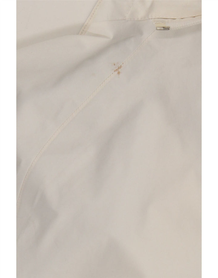 The North Face Womens Rain Jacket UK 16 Large White Colourblock Polyester