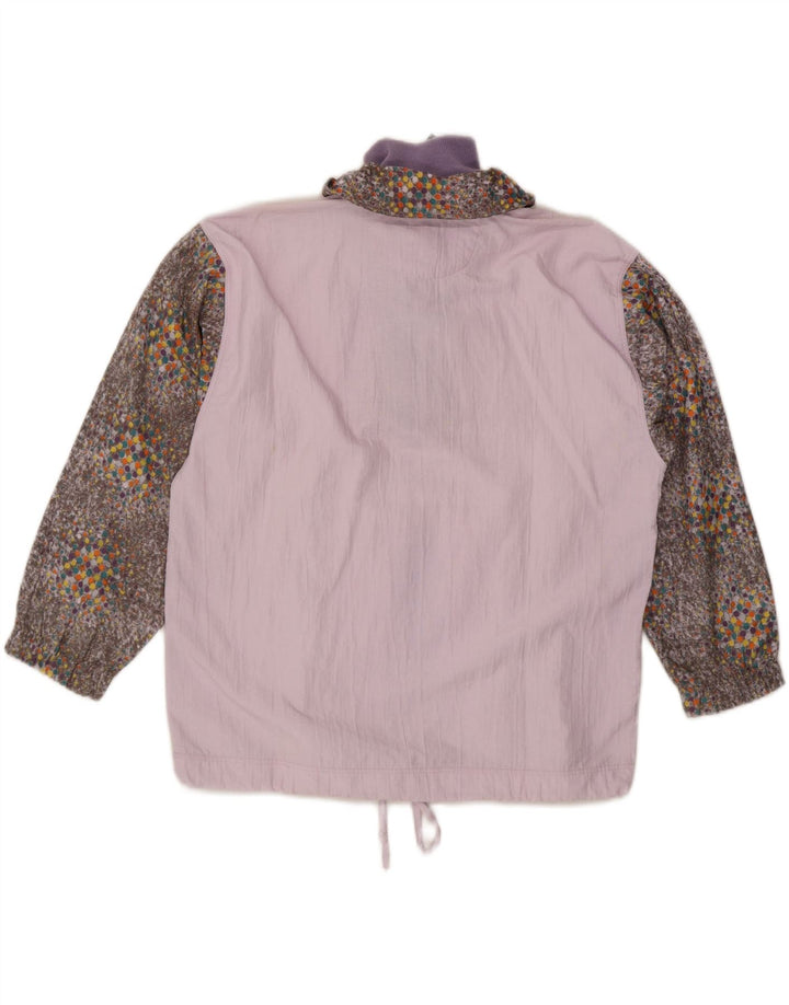 CROSS COUNTRY Womens Anorak Jacket IT 44 Medium Purple Colourblock