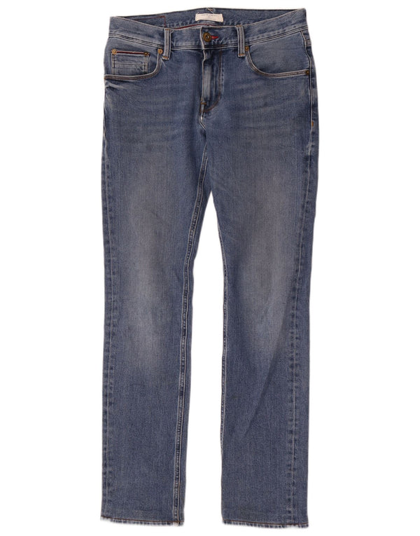 Tommy Hilfiger Womens Denton Straight Jeans W30 L34 Blue Cotton