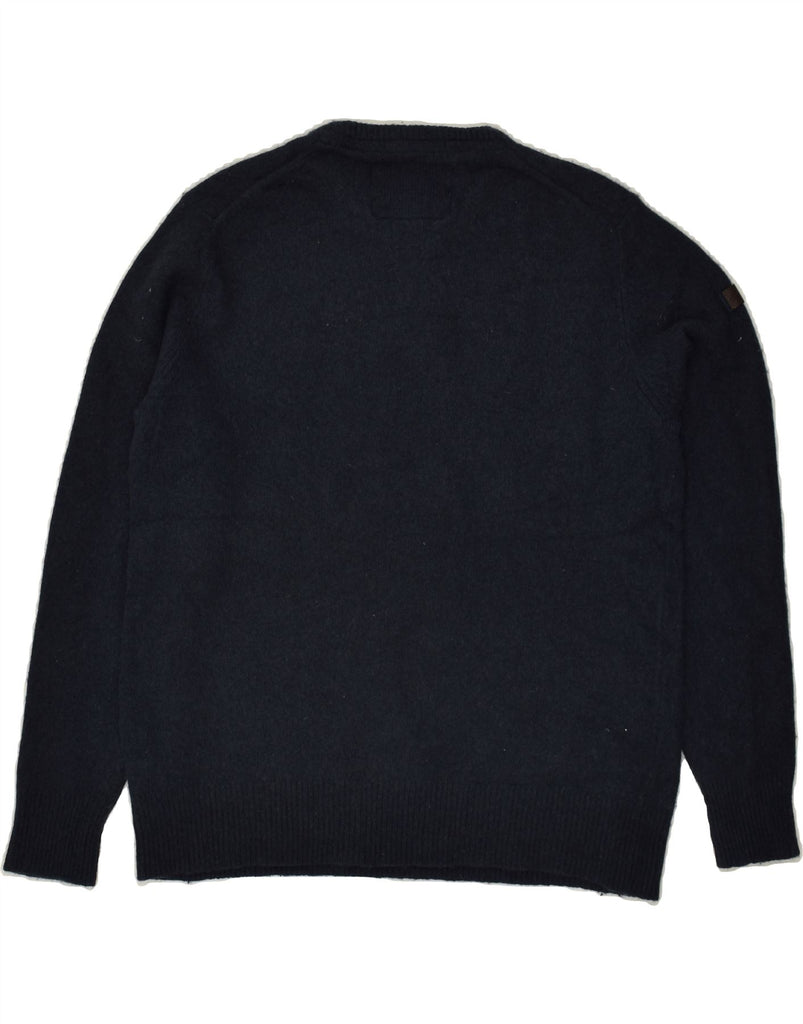 SUPERDRY Boys Crew Neck Jumper Sweater 15-16 Years 2XL Navy Blue Lambswool | Vintage Superdry | Thrift | Second-Hand Superdry | Used Clothing | Messina Hembry 