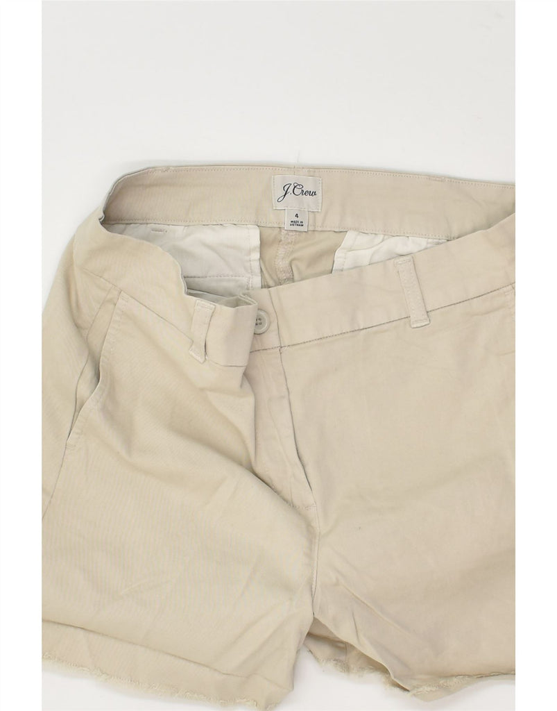 J. CREW Womens Chino Shorts US 4 Small W30 Beige Cotton | Vintage J. Crew | Thrift | Second-Hand J. Crew | Used Clothing | Messina Hembry 