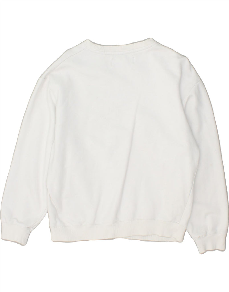 FILA Womens Sweatshirt Jumper UK 6 XS White | Vintage Fila | Thrift | Second-Hand Fila | Used Clothing | Messina Hembry 