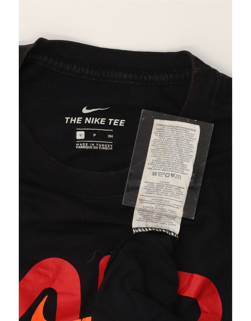 NIKE Mens Graphic T-Shirt Top Small Black Cotton Vintage Nike and Second-Hand Nike from Messina Hembry 
