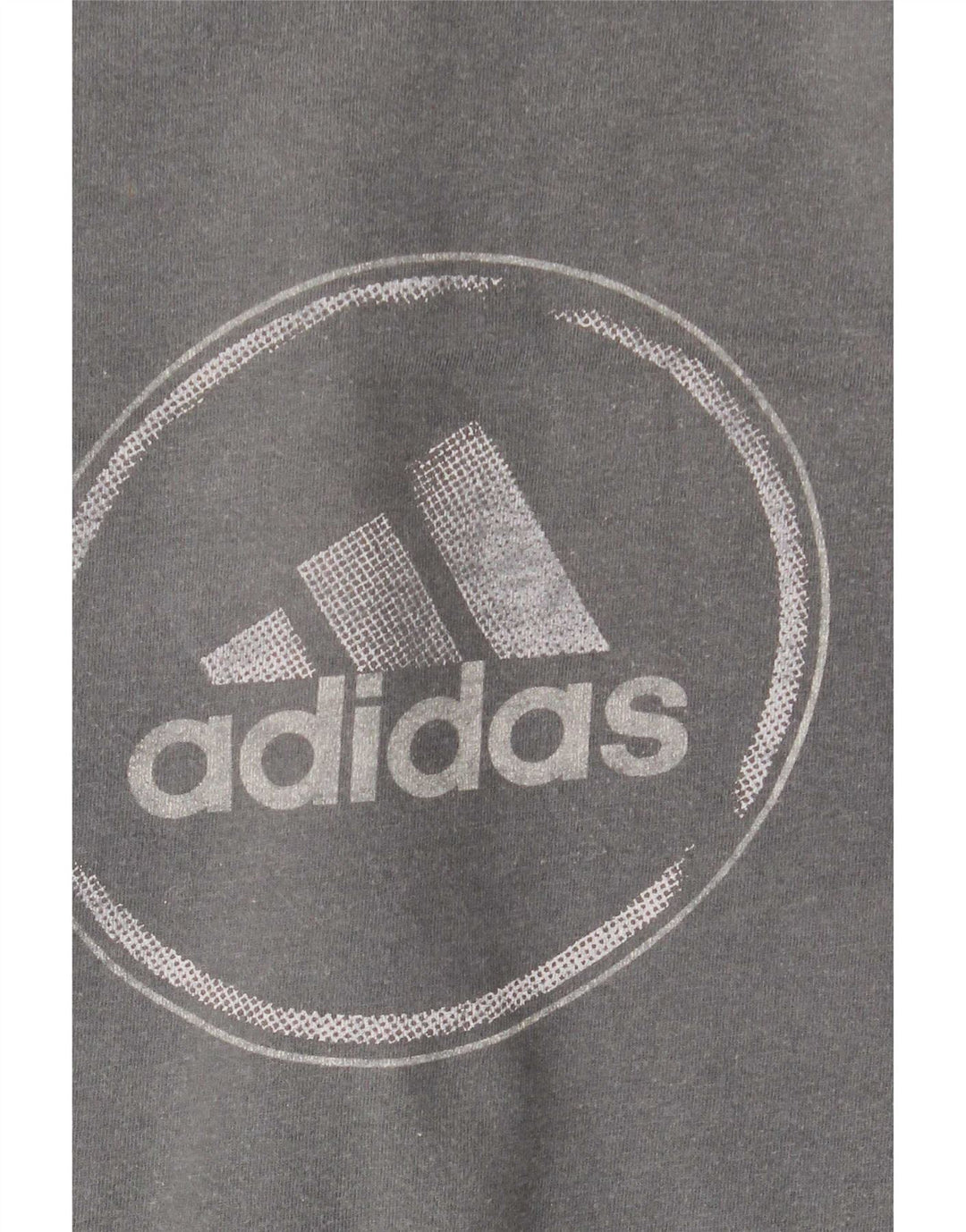Adidas Mens Graphic T-Shirt Top XL Grey Cotton
