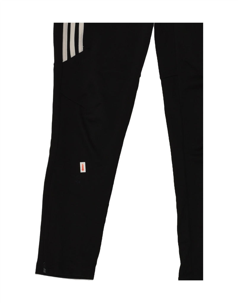 ADIDAS Boys Tracksuit Trousers 11-12 Years Black Polyester | Vintage Adidas | Thrift | Second-Hand Adidas | Used Clothing | Messina Hembry 