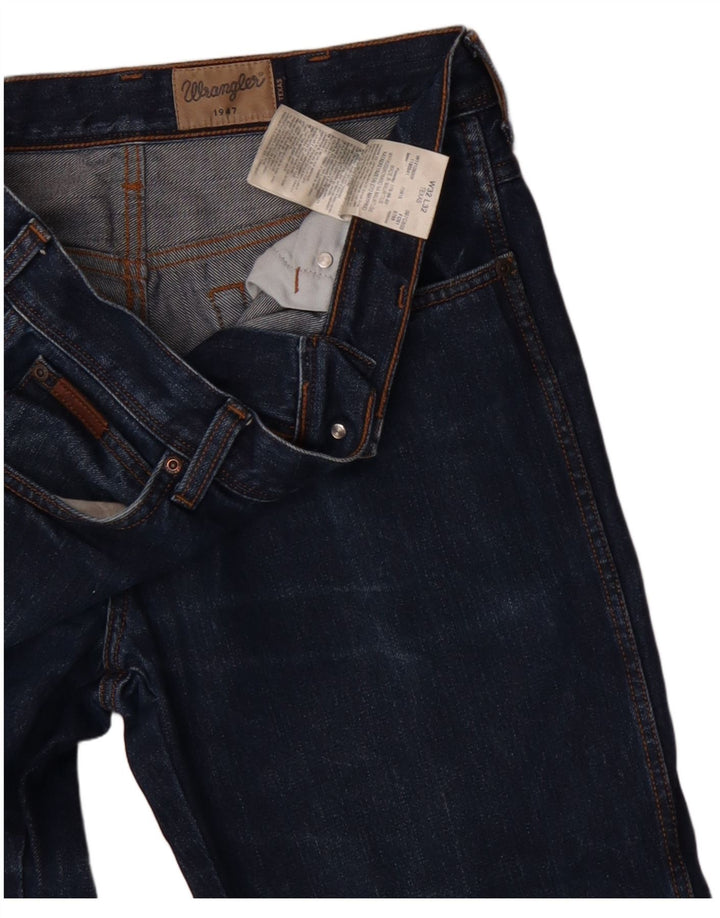 Wrangler Mens Texas Straight Jeans W32 L27 Blue Cotton