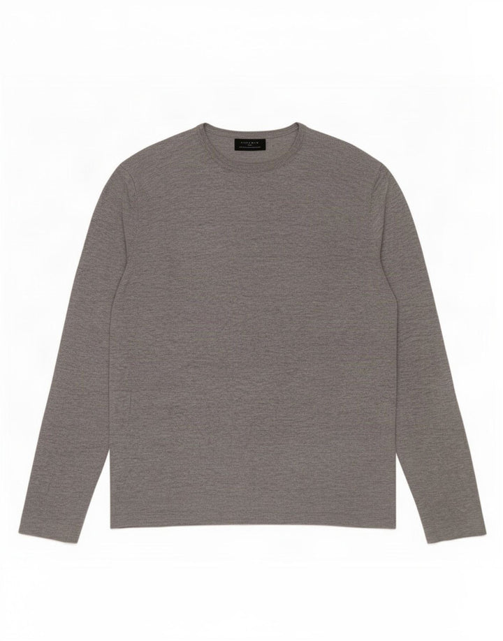 Zara Mens Top Long Sleeve Medium Grey