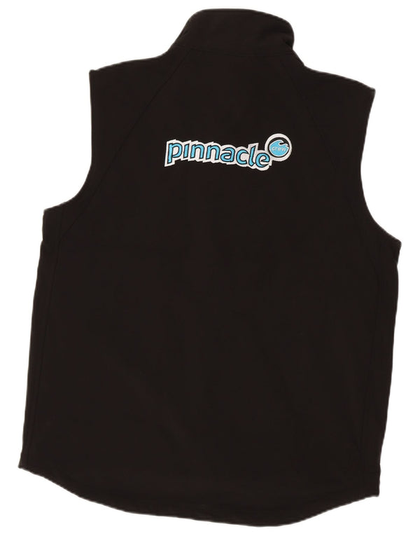 Russell Athletic Mens Graphic Utility Gilet UK 42 XL Black Polyester