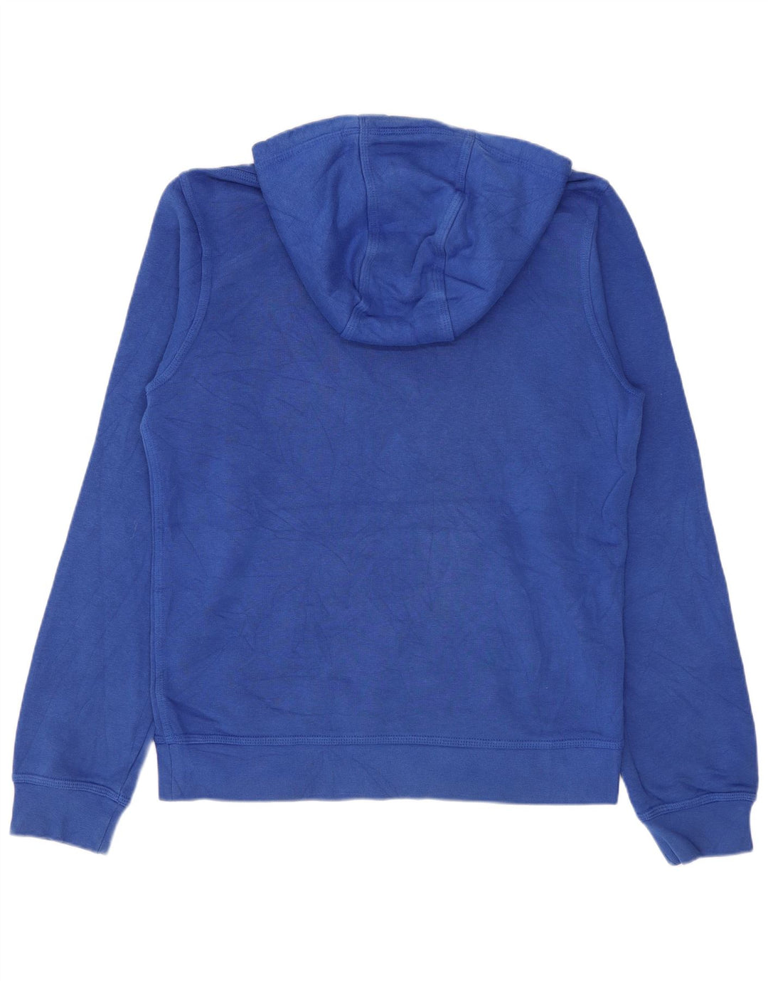 Nike Mens Graphic Hoodie Jumper Small Blue Cotton