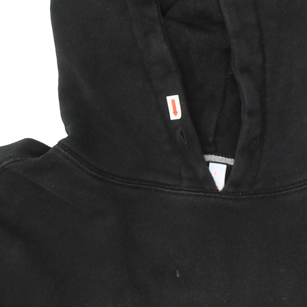 Sun68 Mens Black Spell Out Logo Pullover Hoodie | Designer Hoody VTG | Vintage Messina Hembry | Thrift | Second-Hand Messina Hembry | Used Clothing | Messina Hembry 