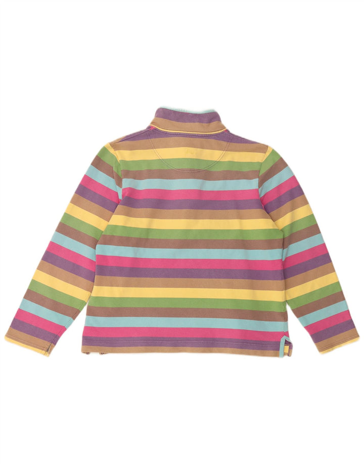 JOULES Womens Sweatshirt Jumper UK 16 Large Multicoloured Striped