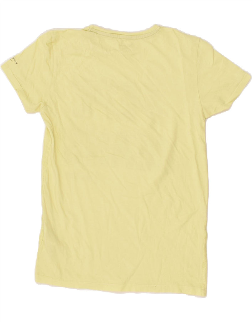 PEPE JEANS Boys Graphic T-Shirt Top 13-14 Years Small Yellow Cotton | Vintage PEPE Jeans | Thrift | Second-Hand PEPE Jeans | Used Clothing | Messina Hembry 