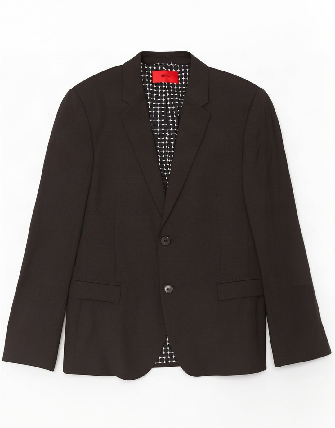 Hugo Boss Mens 2 Button Blazer Jacket EU 44 XS Black