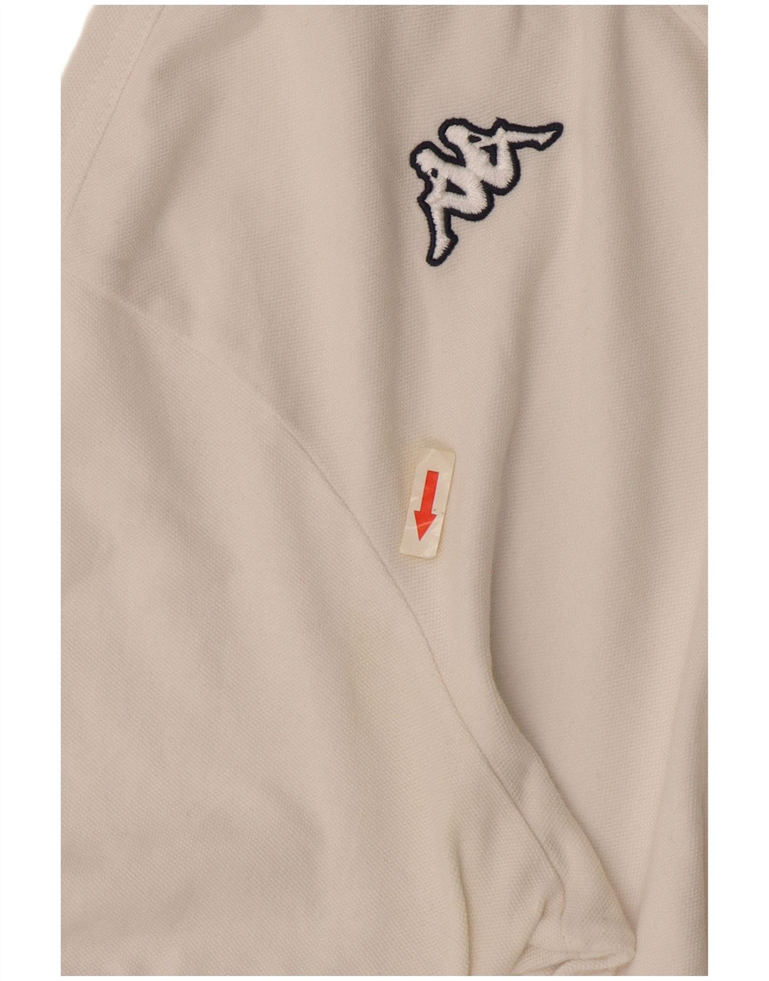 Kappa Mens Polo Shirt Medium White