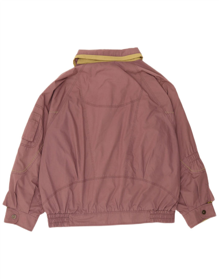 Valmeline Mens Bomber Jacket IT 52 XL Purple Polyester