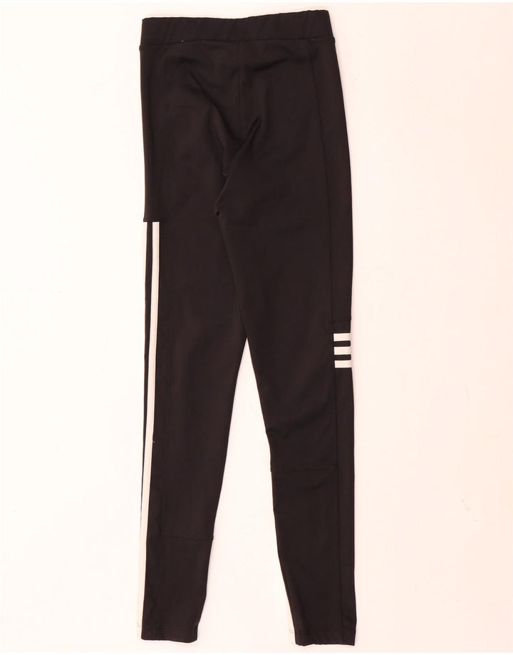 Adidas Womens Leggings UK 4/6 XS  Black Polyester