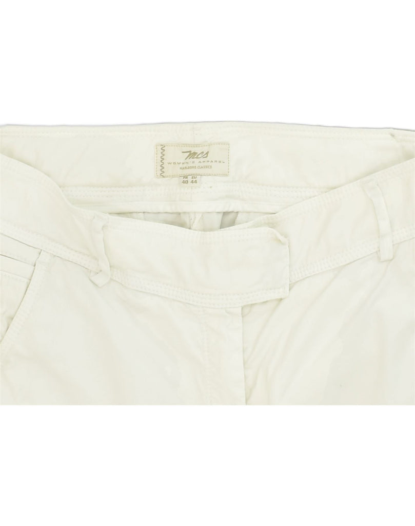 MARLBORO CLASSICS Womens Slim Chino Trousers EU 40 Medium W32 L30 White | Vintage Marlboro Classics | Thrift | Second-Hand Marlboro Classics | Used Clothing | Messina Hembry 