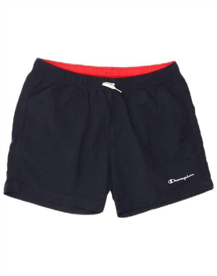 Champion Boys Swimming Shorts 13-14 Years XL Navy Blue Polyamide