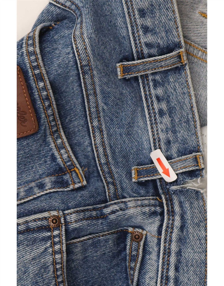 Wrangler Mens Regular Fit Straight Jeans W34 L32 Blue Cotton