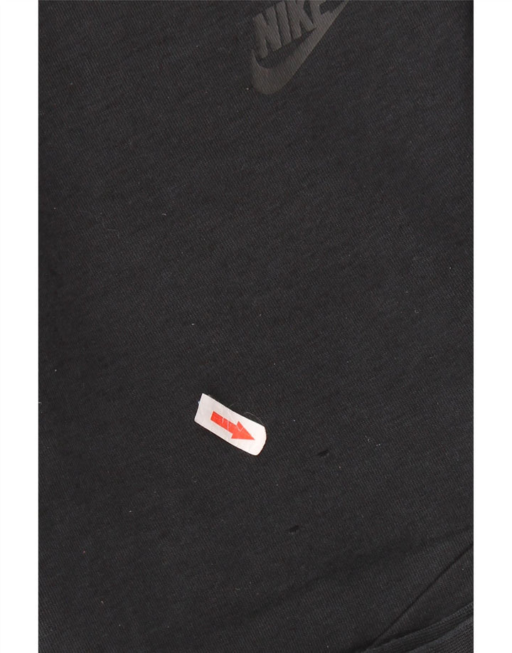 NIKE Mens Tracksuit Trousers Joggers Medium Black Cotton