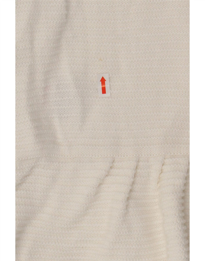 MINT VELVET Womens 3/4 Sleeve Open Cardigan Sweater UK 12 Medium White