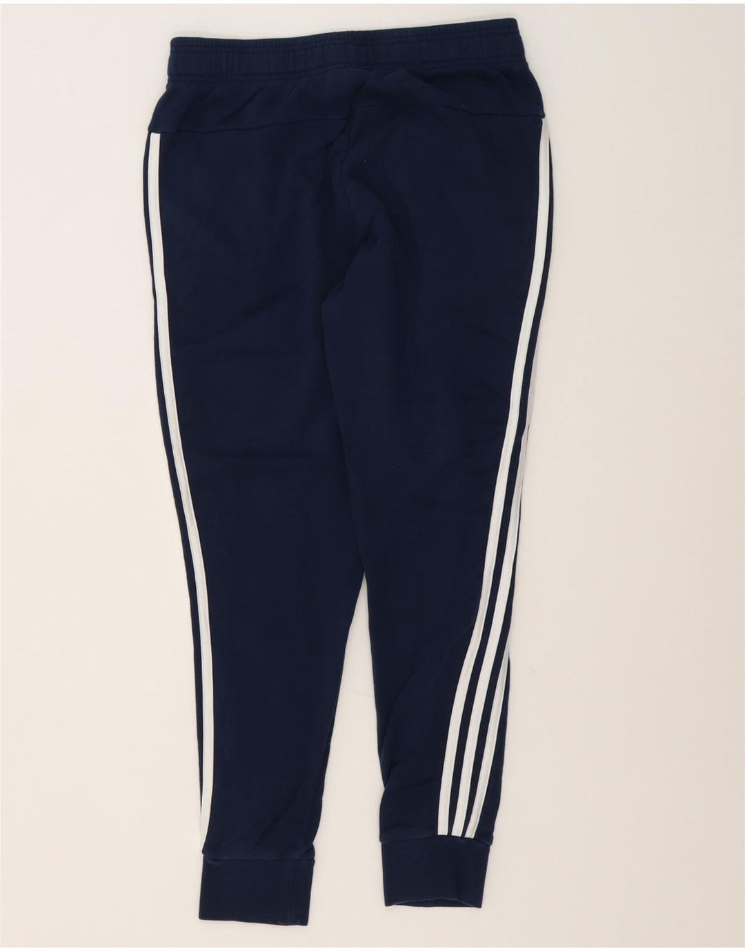 Adidas Womens Tracksuit Trousers Joggers UK 12 Medium Navy Blue