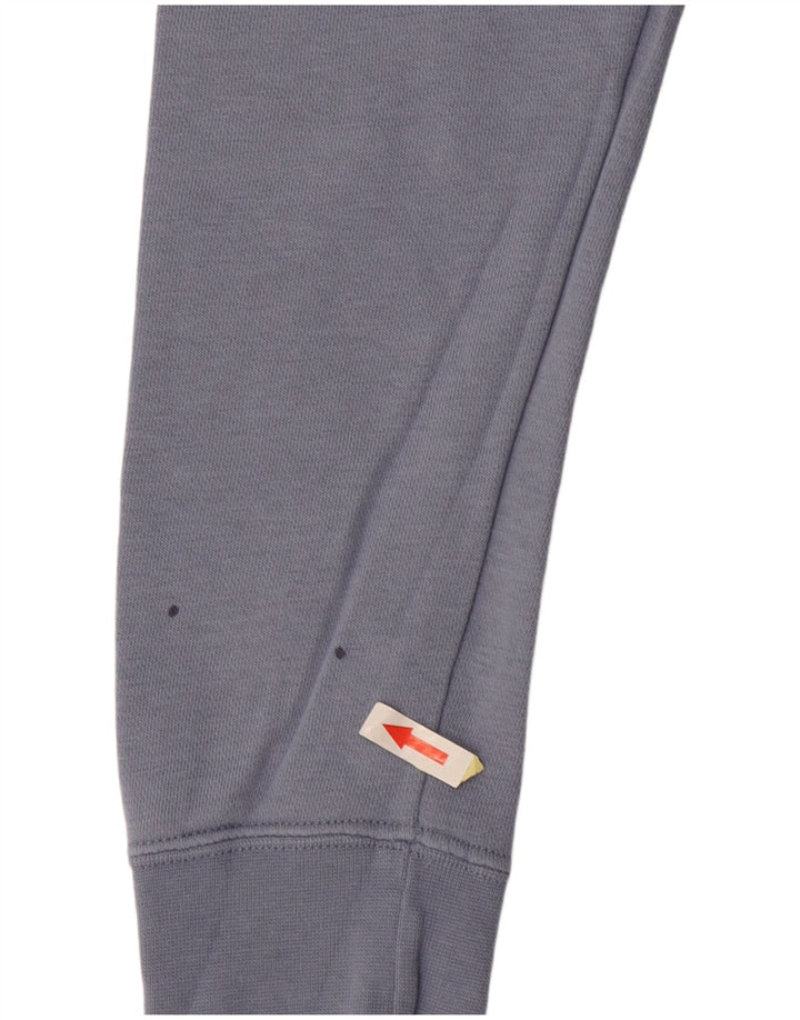 NIKE Womens Sweatshirt Jumper UK 14 Medium Blue Cotton