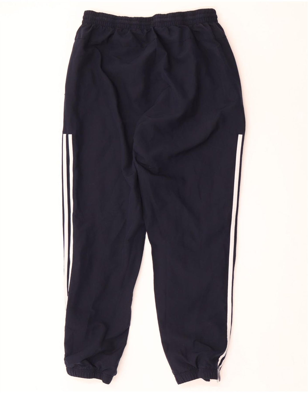 Adidas Mens Tracksuit Trousers Joggers Large Navy Blue Polyester