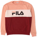 FILA Womens Sweatshirt Jumper UK 16 Large Multicoloured Colourblock