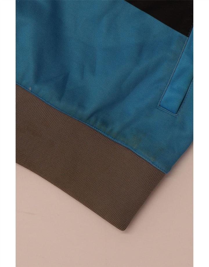 QUIKSILVER Womens Tracksuit Top Jacket UK 16 Large Blue Colourblock