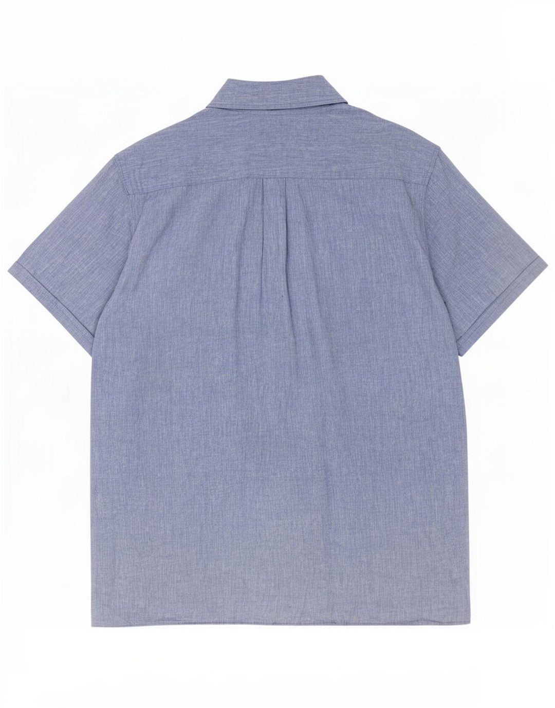 Barbour Mens Short Sleeve Regular Fit Shirt Large Blue Linen