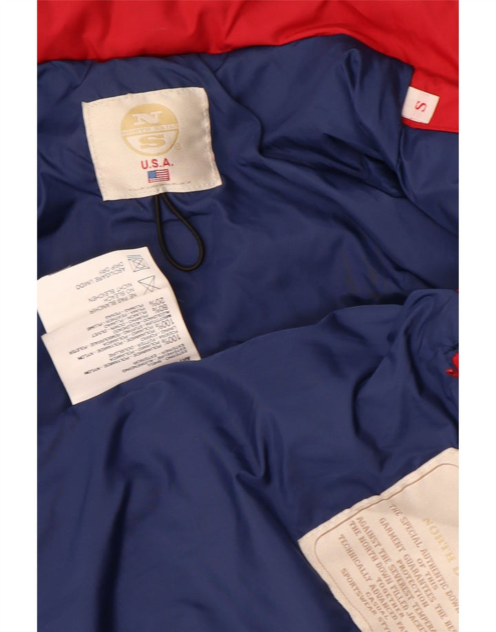 North Sails Womens Padded Gilet UK 10 Small Red Polyamide