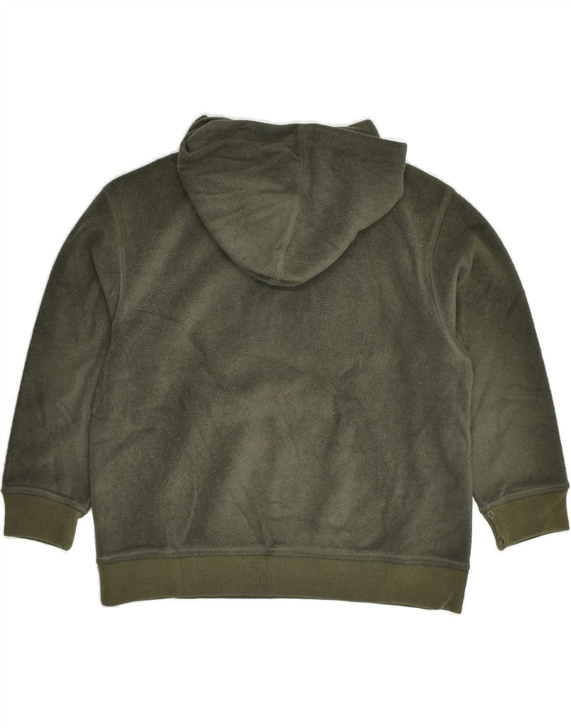 GAP Boys Graphic Hooded Fleece Jumper 7-8 Years Khaki Polyester | Vintage Gap | Thrift | Second-Hand Gap | Used Clothing | Messina Hembry 