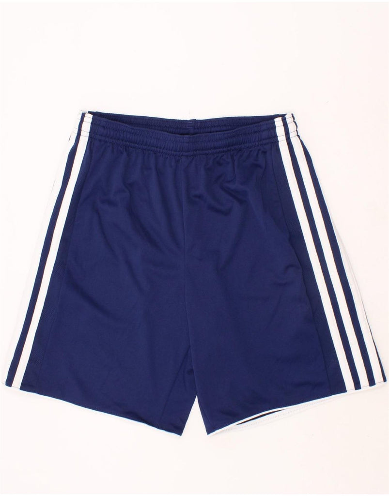 ADIDAS Boys Climacool Sport Shorts 11-12 Years  Navy Blue Polyester Vintage Adidas and Second-Hand Adidas from Messina Hembry 