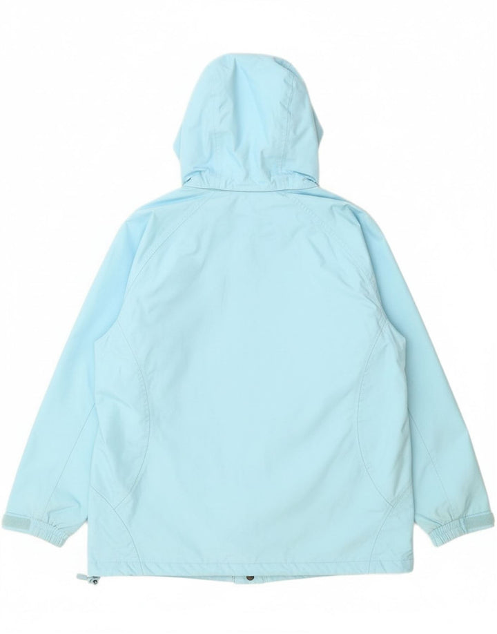 Helly Hansen Womens Hooded Rain Jacket UK 18 XL Blue Polyester