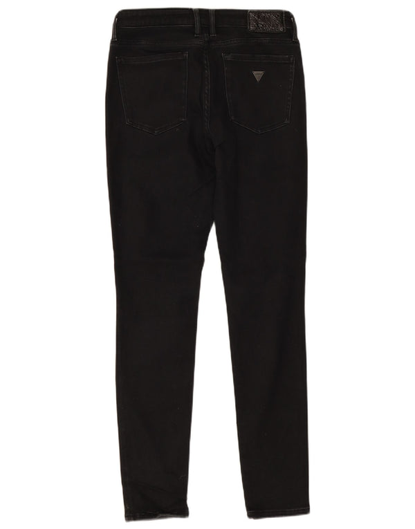 Guess Womens Annette High Rise Skinny Jeans W28 L29 Black