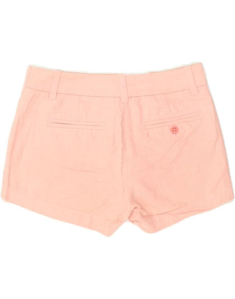 J. CREW Womens Chino Shorts US 0 XS W28 Pink Cotton | Vintage J. Crew | Thrift | Second-Hand J. Crew | Used Clothing | Messina Hembry 