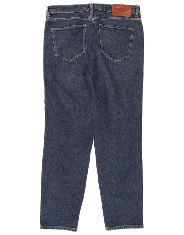 Massimo Dutti Womens Slim Jeans EU 40 Medium W30 L30 Blue Cotton